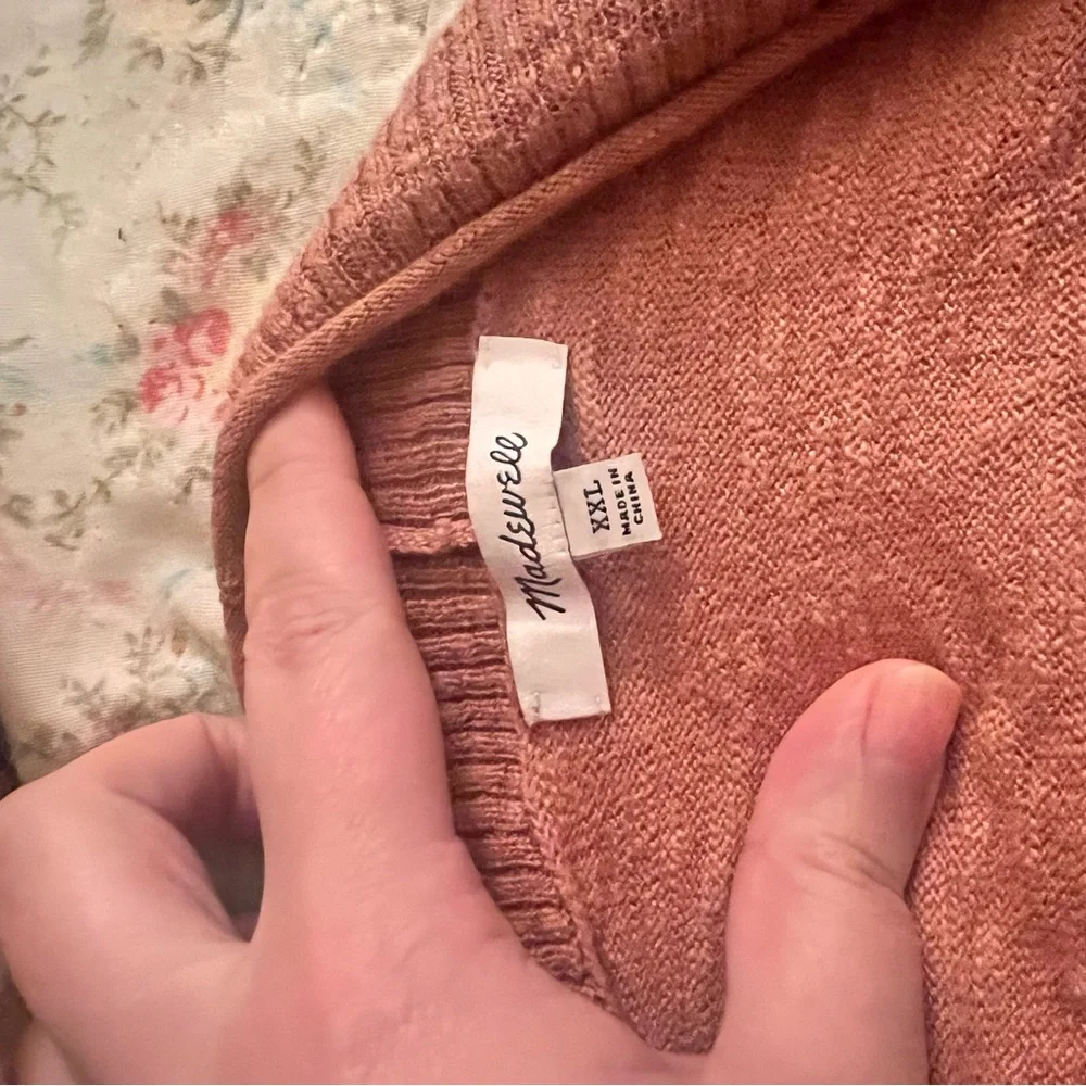 Rust Cardigan Sweater - Picture 3 of 3